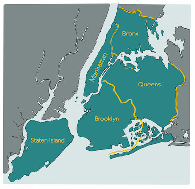 New York City boroughs